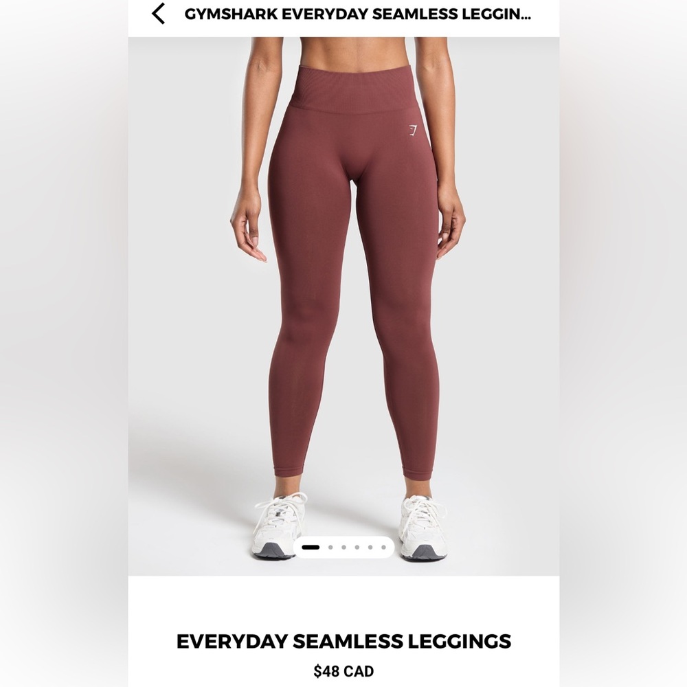 Gymshark Everyday Seamless Leggings | Plum Colour